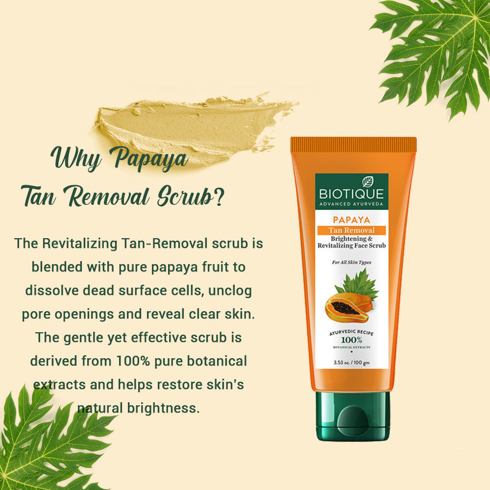 Bio Papaya Revitalizing Tan Removal Scrub