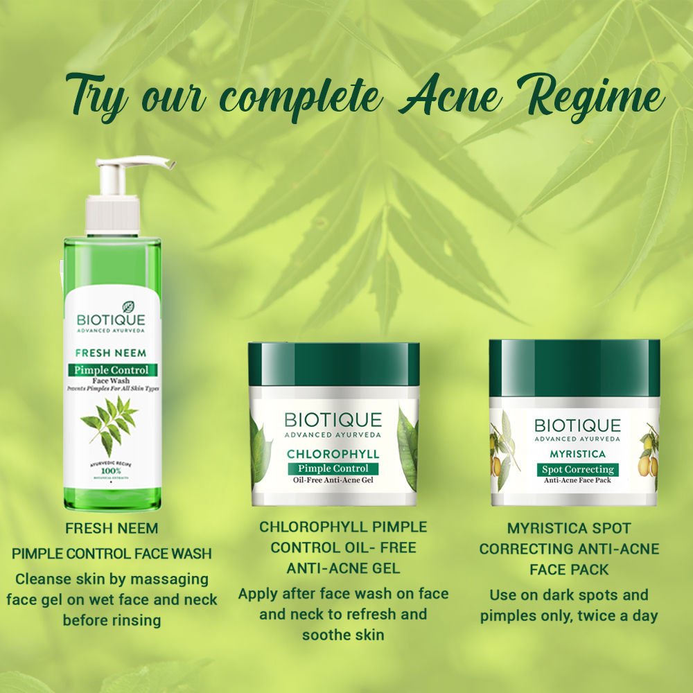 Bio Neem Purifying Face Wash Prevents Pimples For All Skin Types