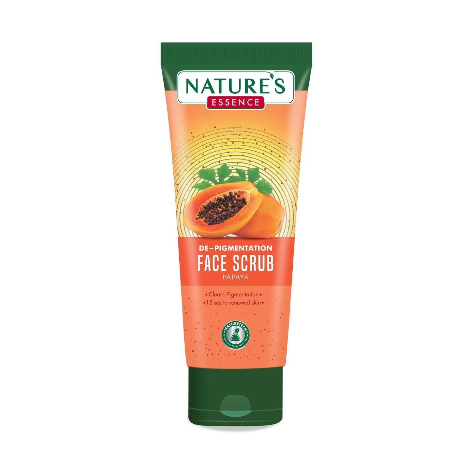 De-Pigmentation Face Scrub for Women Papaya Face Scrub, Orange