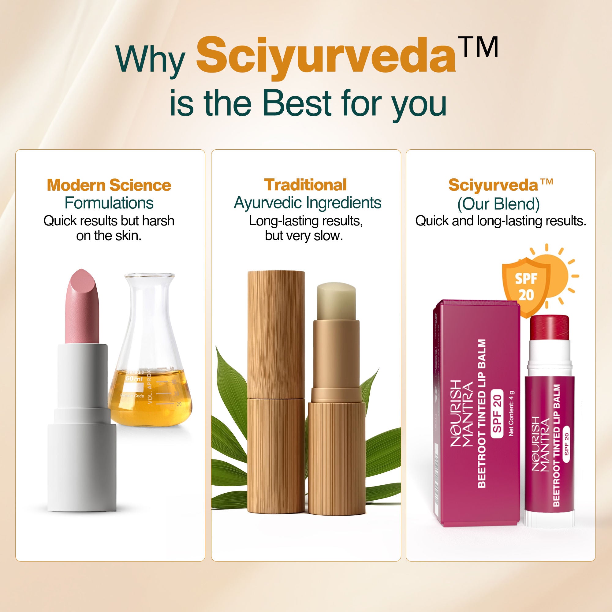 Beetroot Tinted Lip Balm with SPF 20 for Smooth, Nourished & Protected Lips