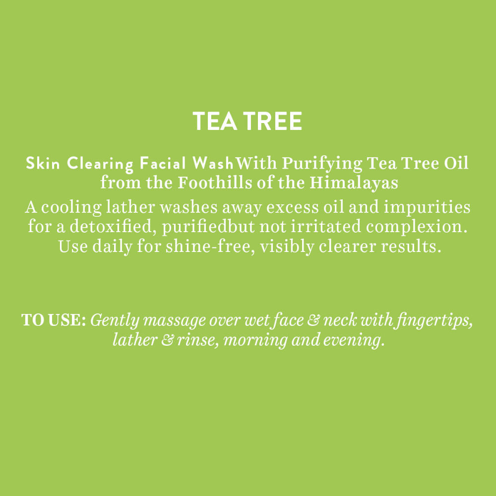 Advanced Organics Tea Tree Skin Clearing Facial Wash
