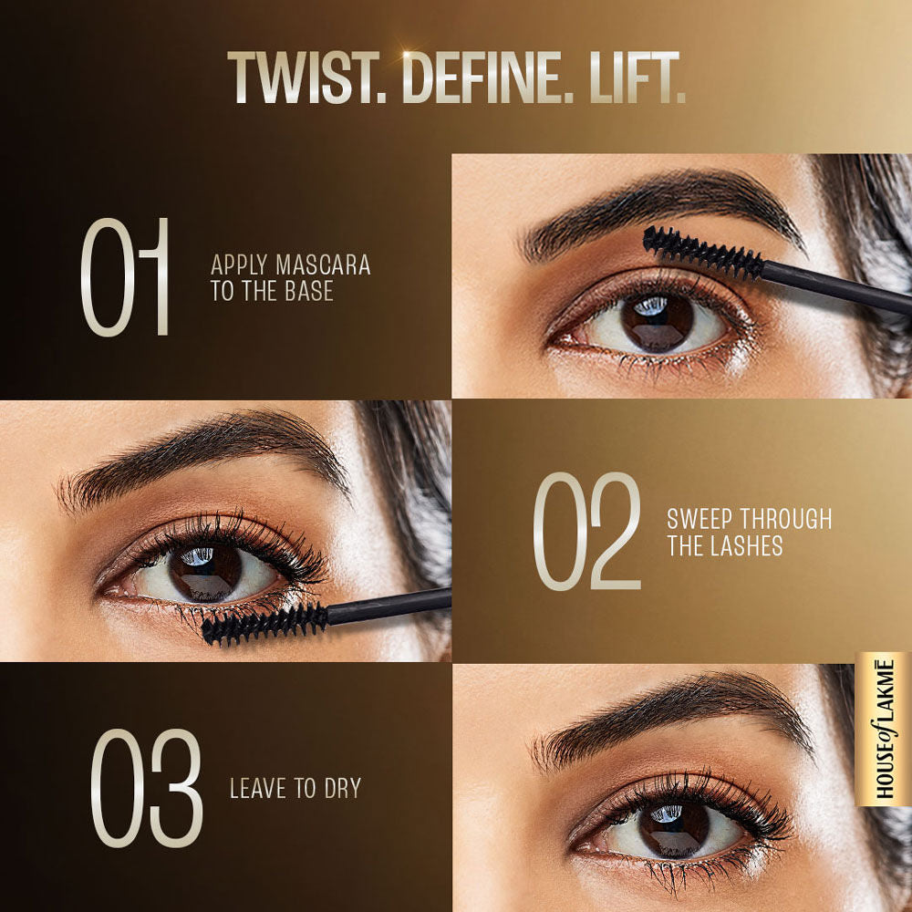 UltimateGlam Volumizing Mascara, Smudgeproof, Waterproof - Black