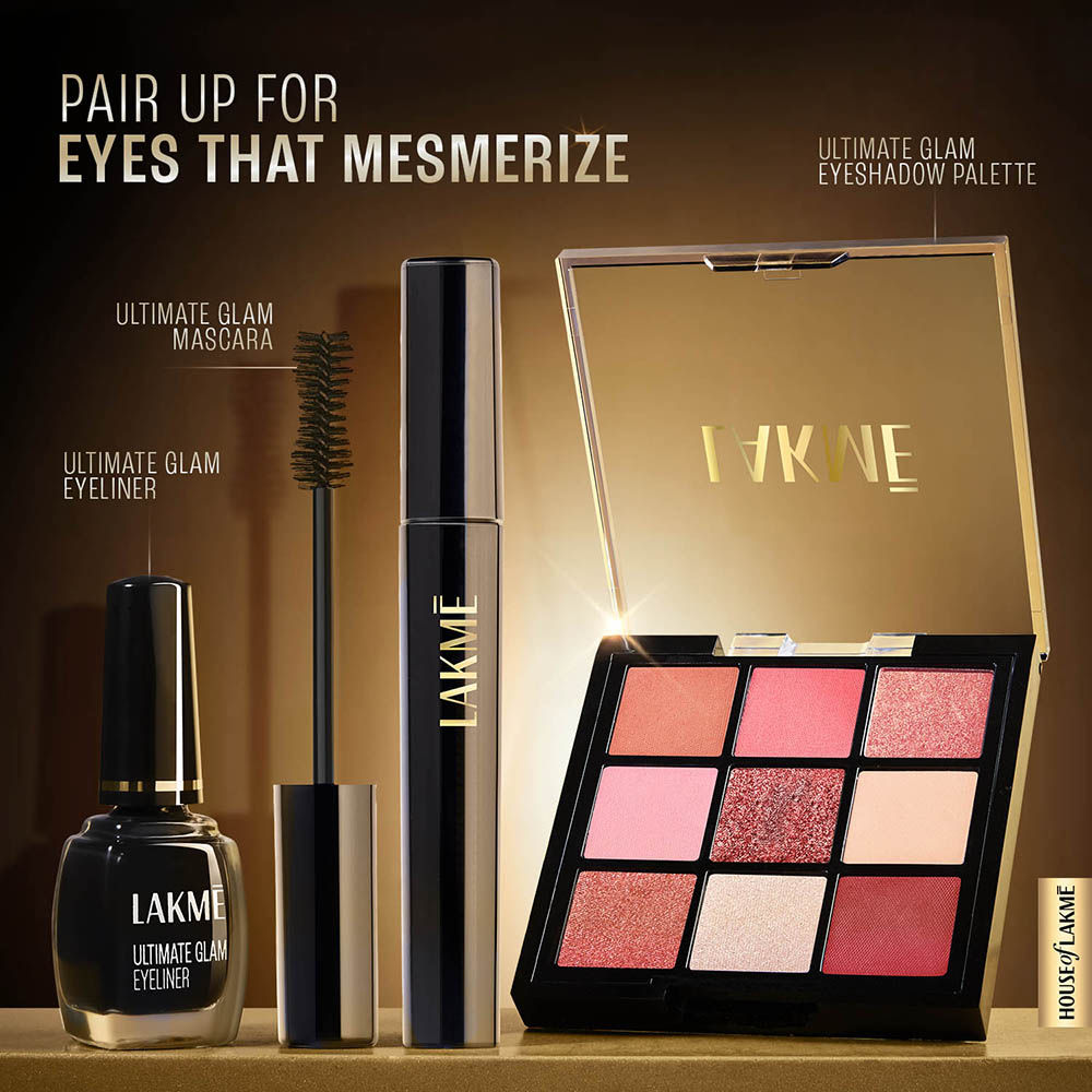 UltimateGlam Volumizing Mascara, Smudgeproof, Waterproof - Black