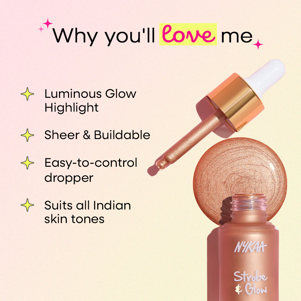 Nykaa Strobe & Glow Liquid Cream Highlighter
