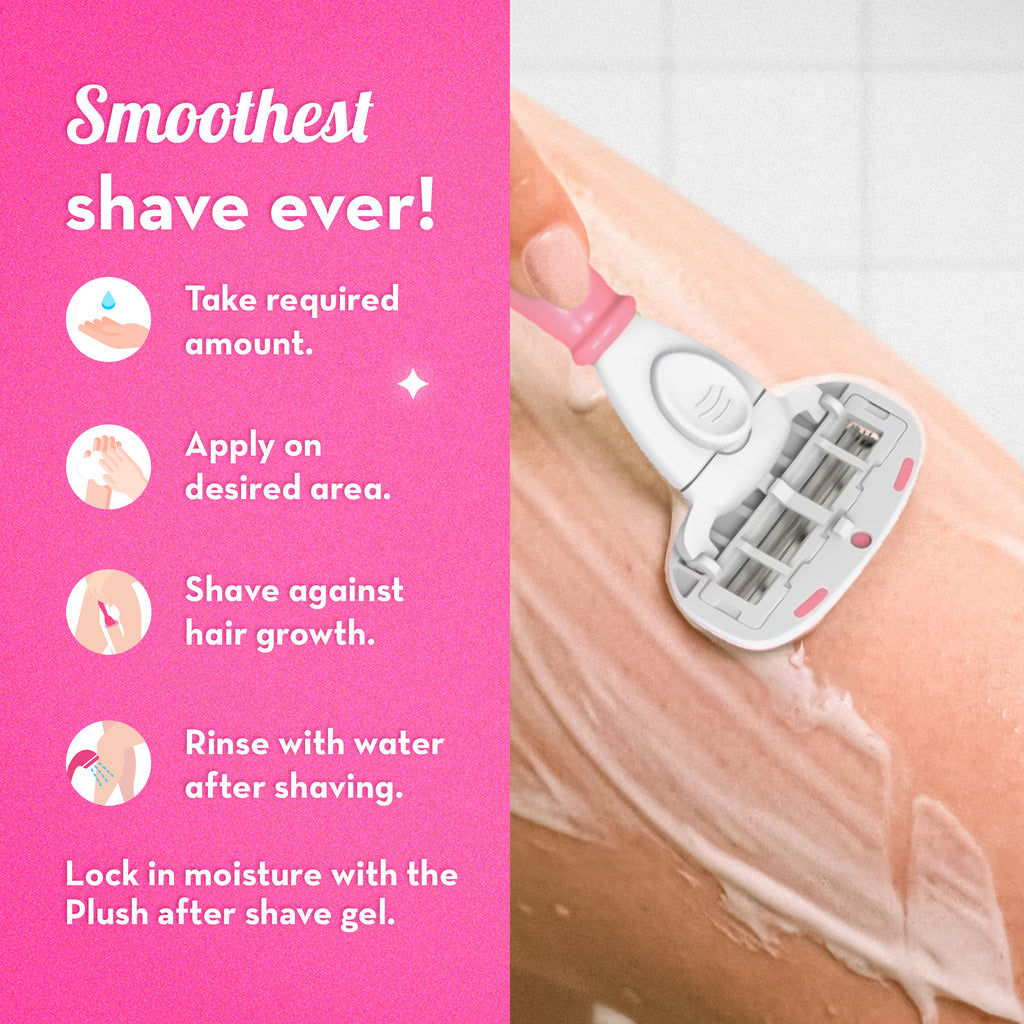 All-Natural Shaving Gel with Aloe & Vitamin E Extracts