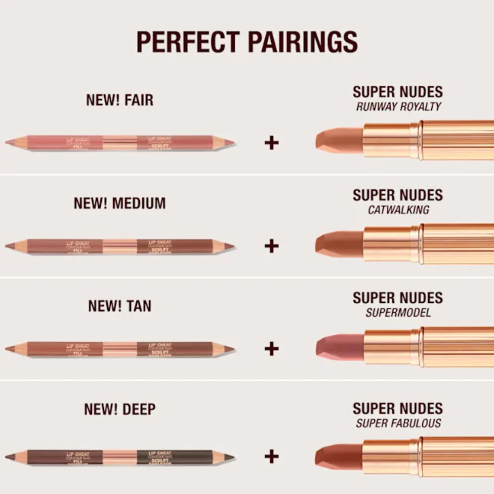 Super Nudes Lip Cheat Contour Duo