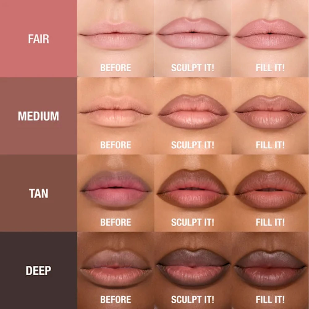 Super Nudes Lip Cheat Contour Duo
