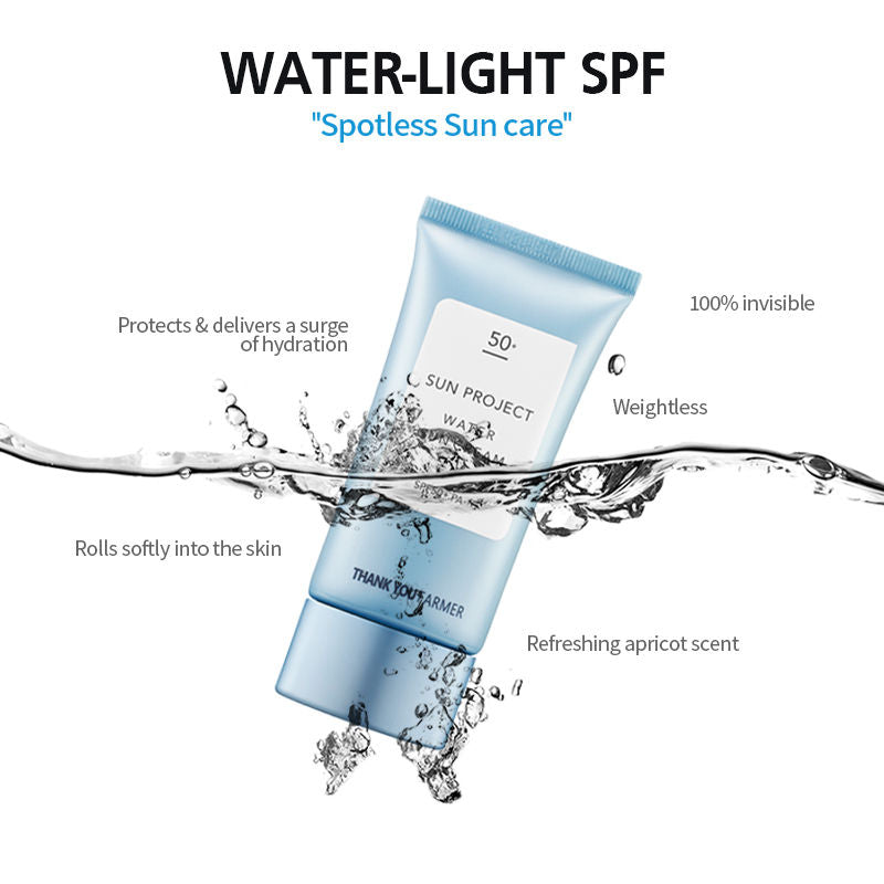 Korean Hyaluronic Water Sunscreen SPF50+ PA+++ - Non-Sticky, for Normal/Dry skin