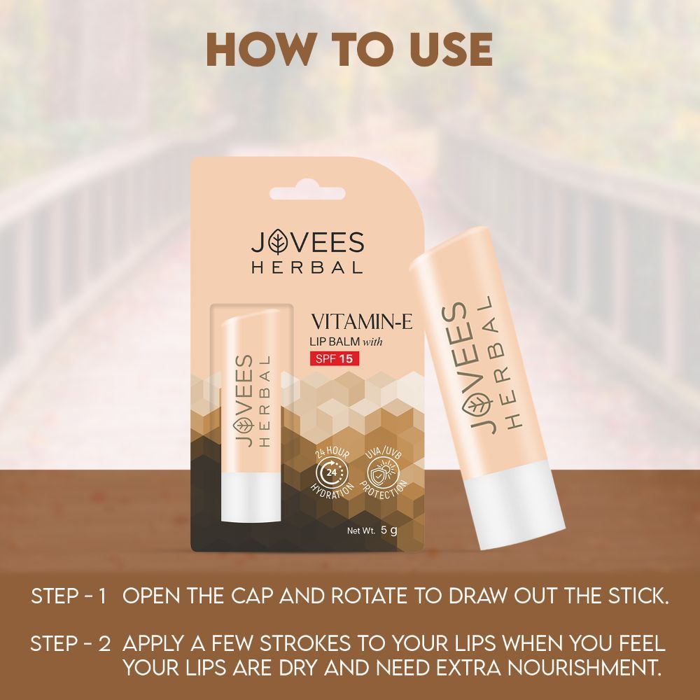Herbal Vitamin E Lip Balm With SPF 15