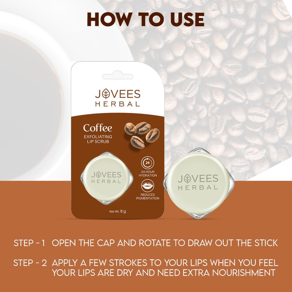 Herbal Coffee Exfoliating Lip Scrub