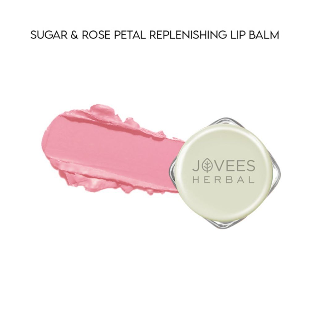 Herbal Sugar & Rose Petal Replenishing Lip Balm