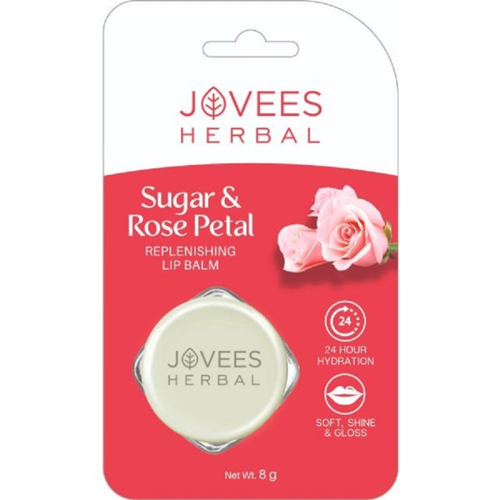 Herbal Sugar & Rose Petal Replenishing Lip Balm