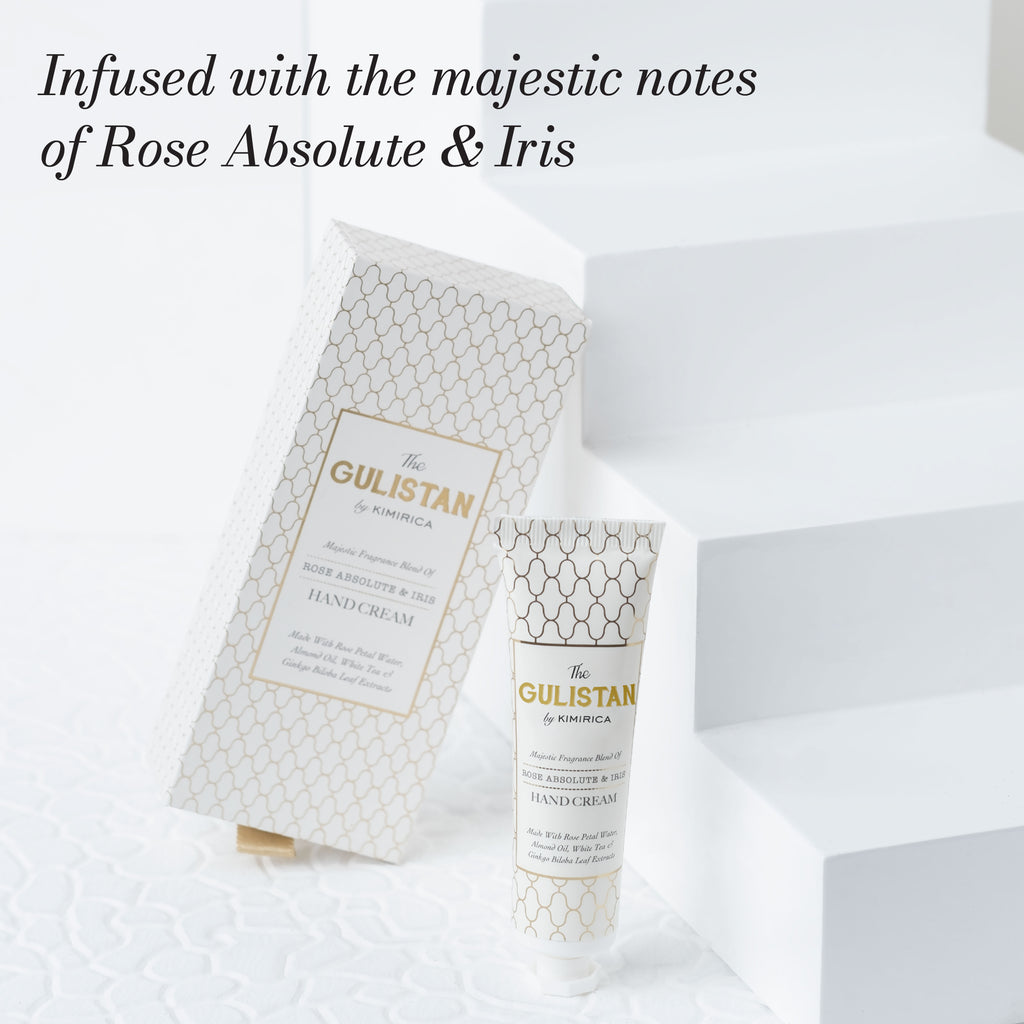 Gulistan Hand Cream With Rose Water & Shea Butter, Non-Greasy & Quick-Absorb, All Skin Type