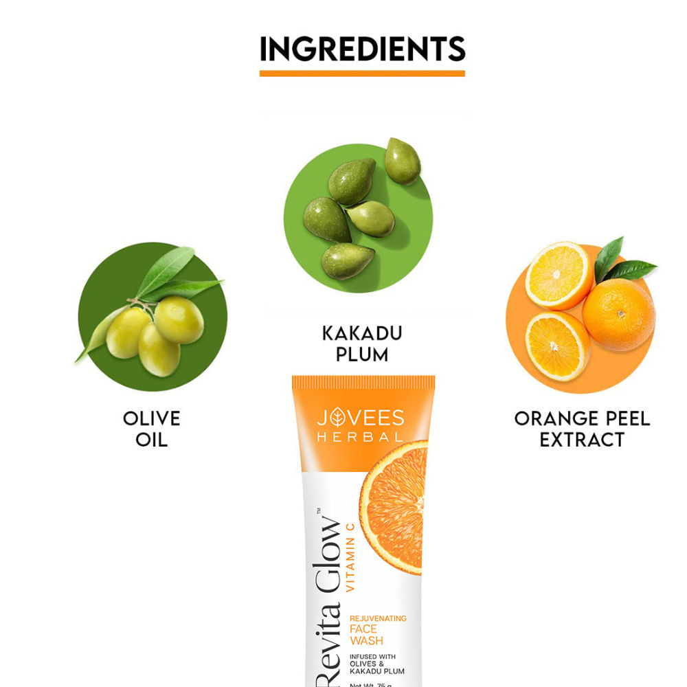 Herbal Vitamin C Face Wash Infused with Kakadu Plum and Olives