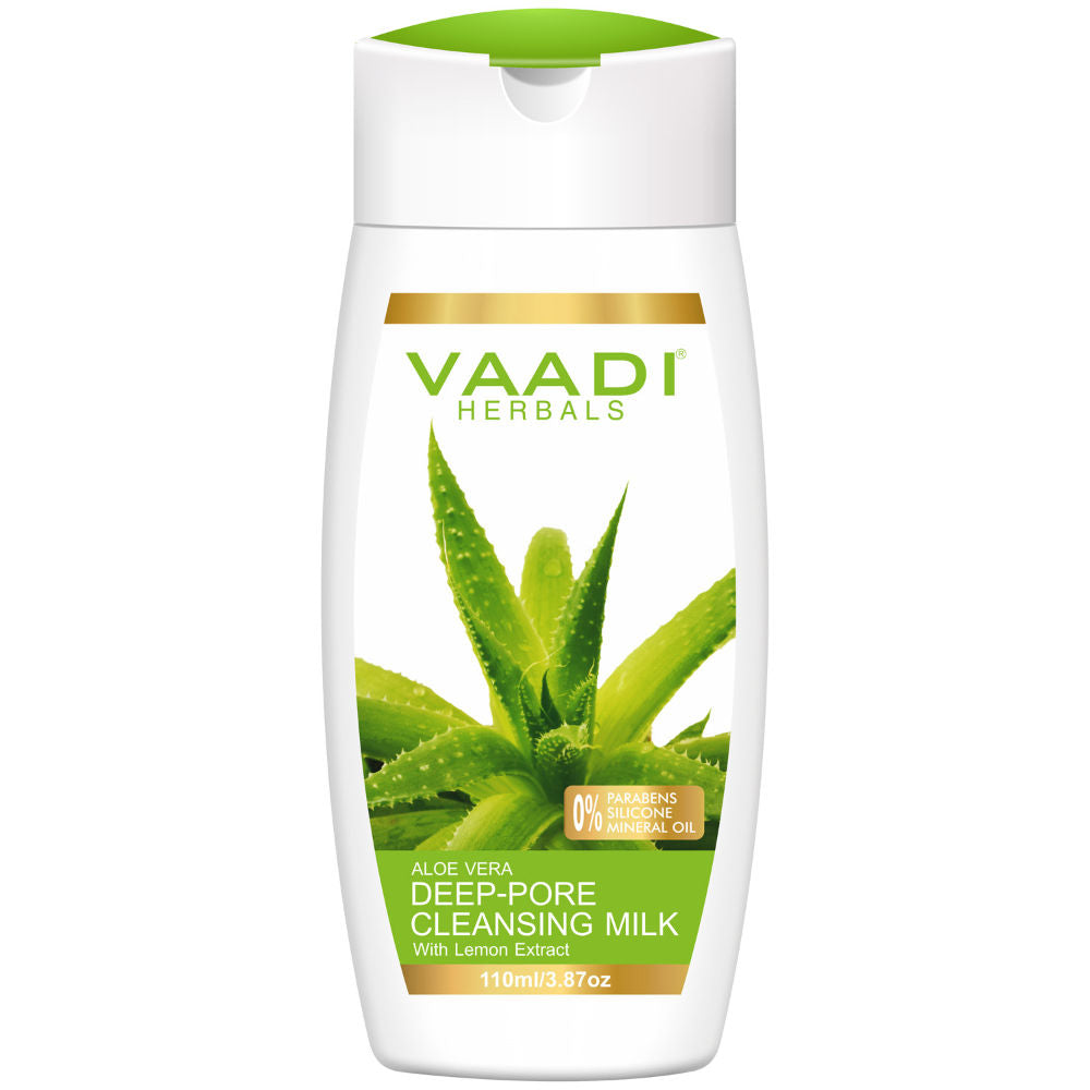 Aloevera Deep Pore Cleansing Milk With Lemon Extract
