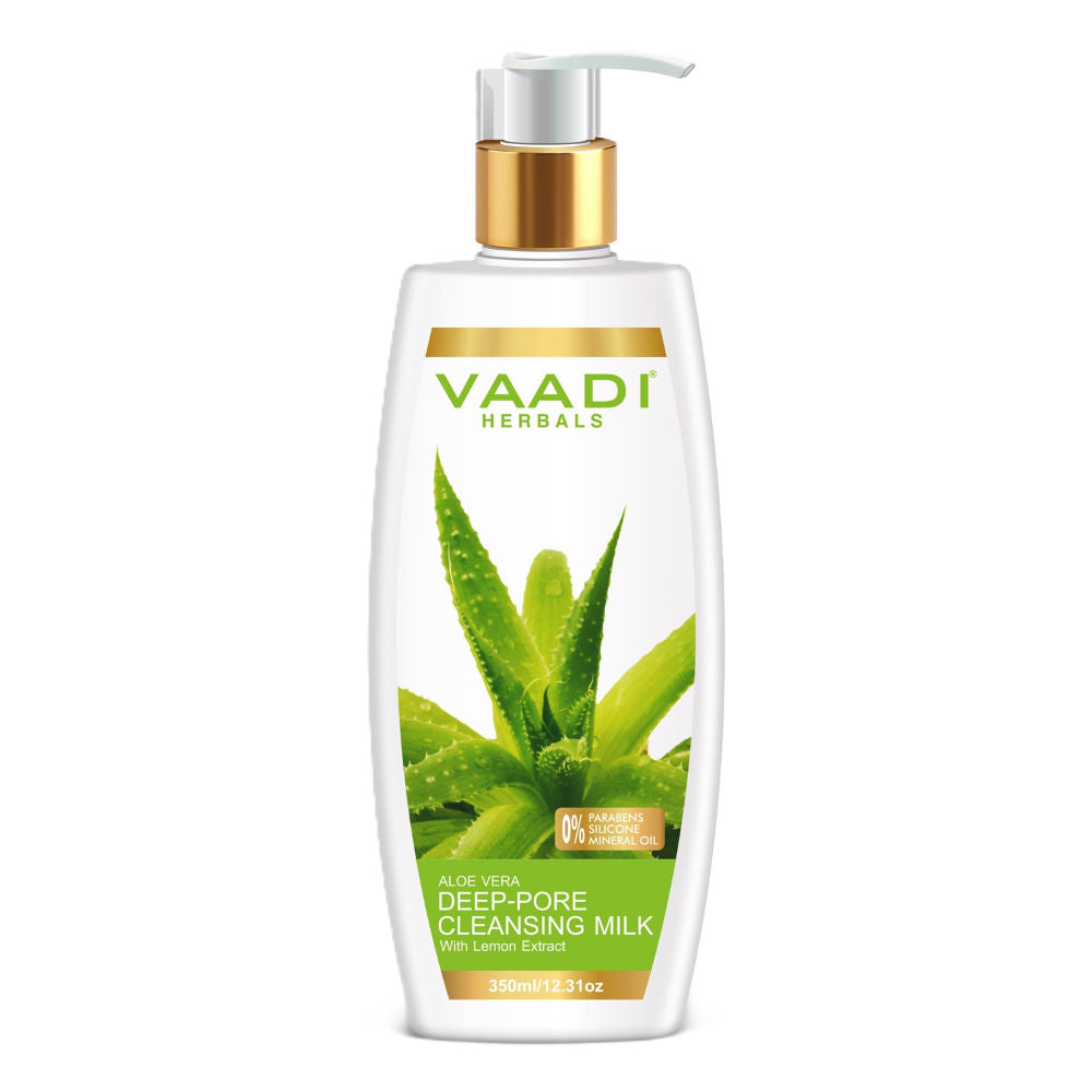 Aloevera Deep Pore Cleansing Milk With Lemon Extract