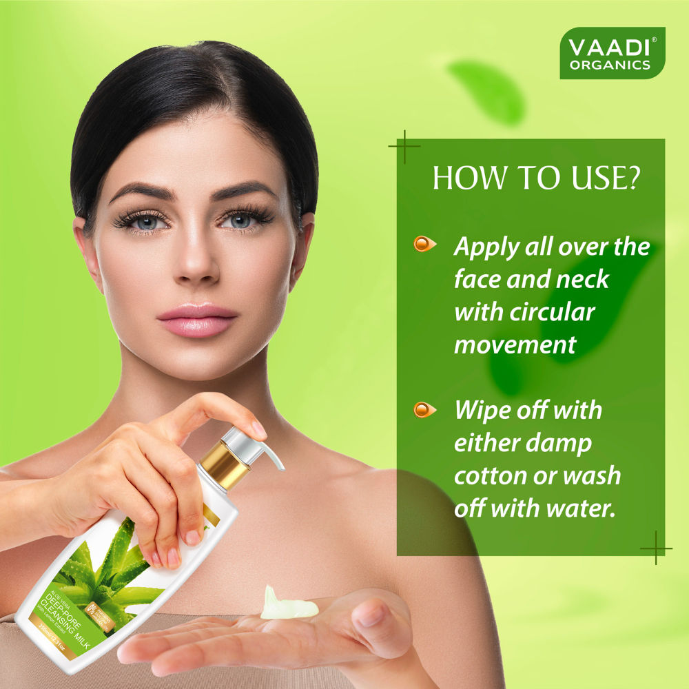Aloevera Deep Pore Cleansing Milk With Lemon Extract