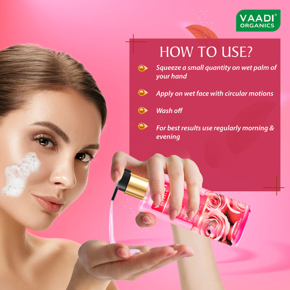 InstaGlow Pink Rose Face Wash