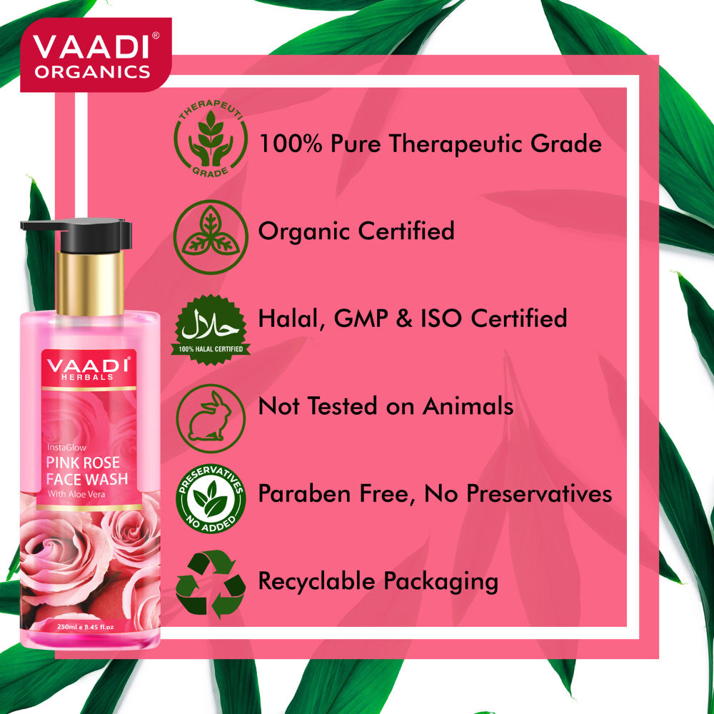 InstaGlow Pink Rose Face Wash
