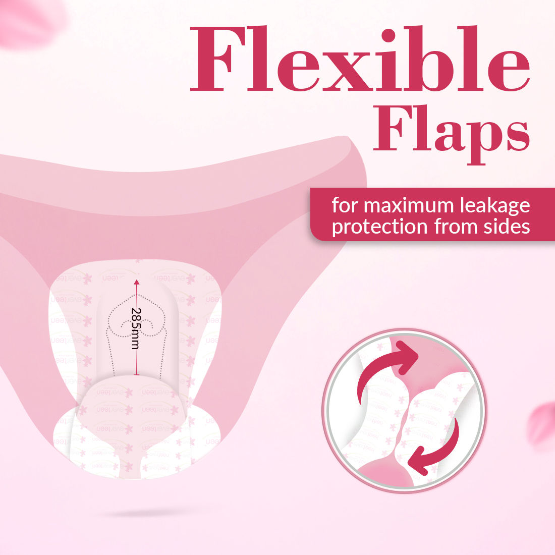 Period Care XL Soft Sanitary Napkins Pads - Neem & Safflower, Medium Flow