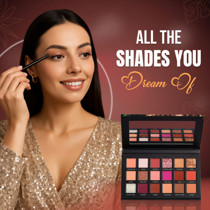 18 Color Eyeshadow Palette