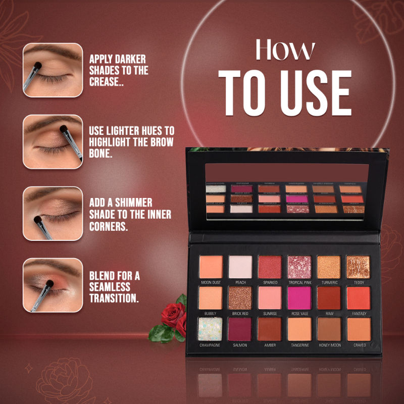 18 Color Eyeshadow Palette