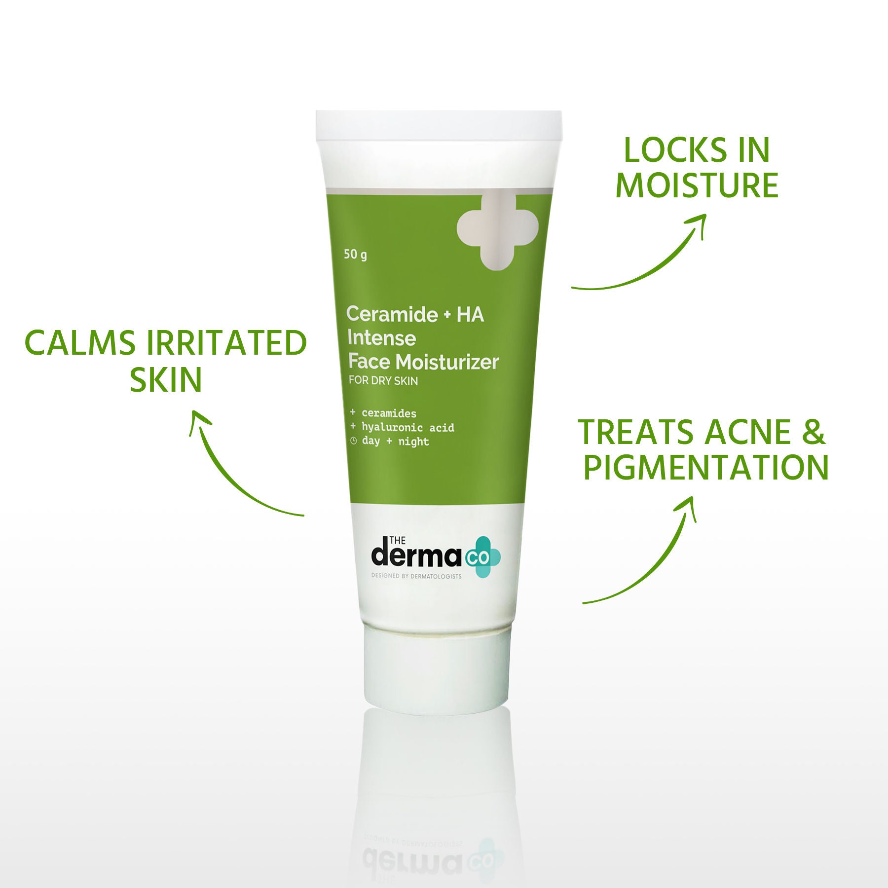 Ceramide + HA Intense Daily Face Moisturizer For Dry Skin