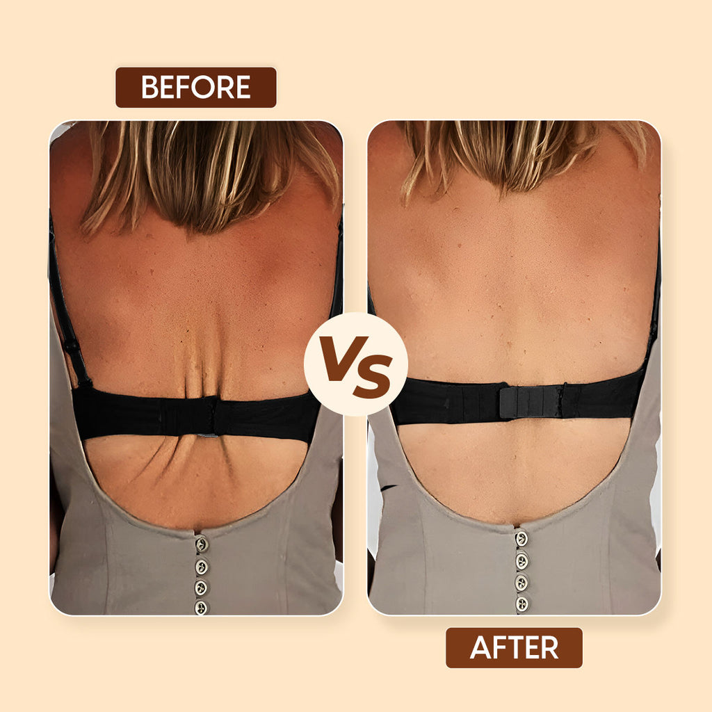 Bra Extender Stretchable Elastic Extension Strap Adjustable Buckle Clasp 2 Hook 3 Eye Black