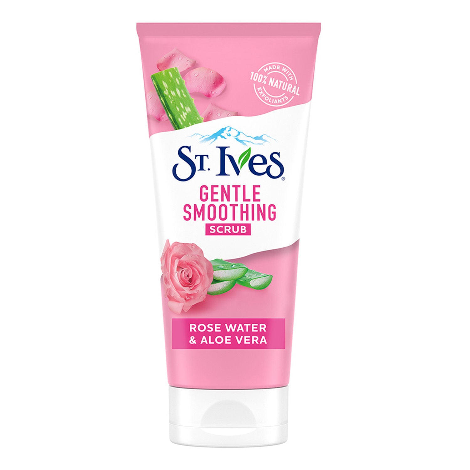 Gentle Smoothing Rose Water & Aloe Vera Face Scrub