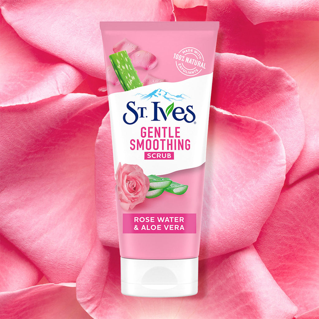 Gentle Smoothing Rose Water & Aloe Vera Face Scrub