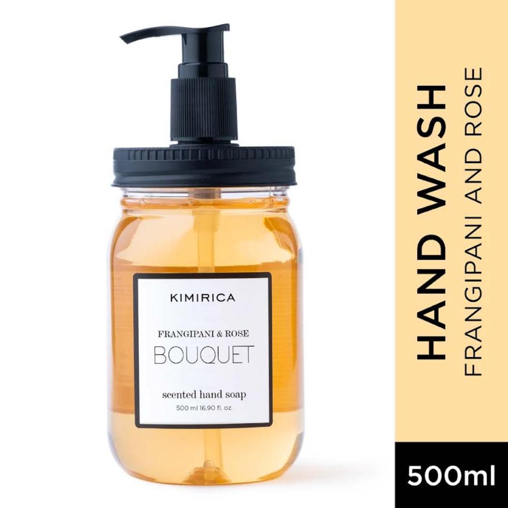Bouquet Hand Soap With Goodness Of Frangipani And Rose- 100% Vegan & Paraben Free