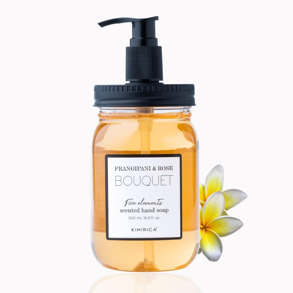 Bouquet Hand Soap With Goodness Of Frangipani And Rose- 100% Vegan & Paraben Free