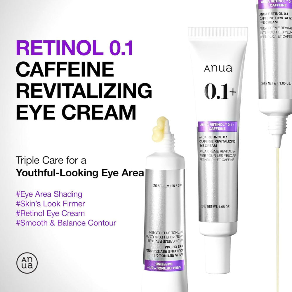 Retinol 0.1 Caffeine Revitalizing Eye Cream