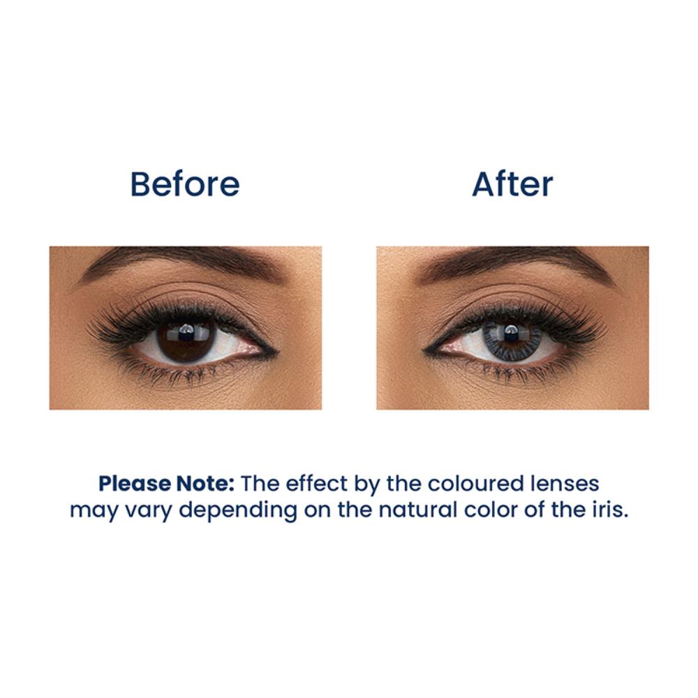 Aquacolor Daily Disposable Zero Power Colored Lenses
