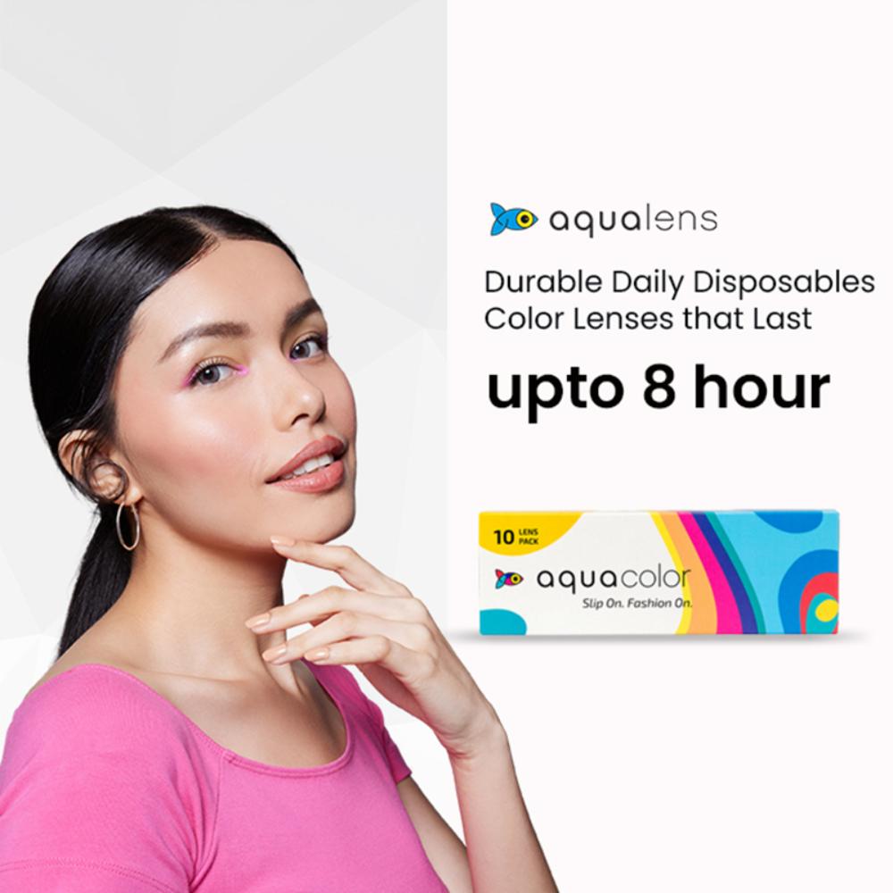 Aquacolor Daily Disposable Zero Power Colored Lenses