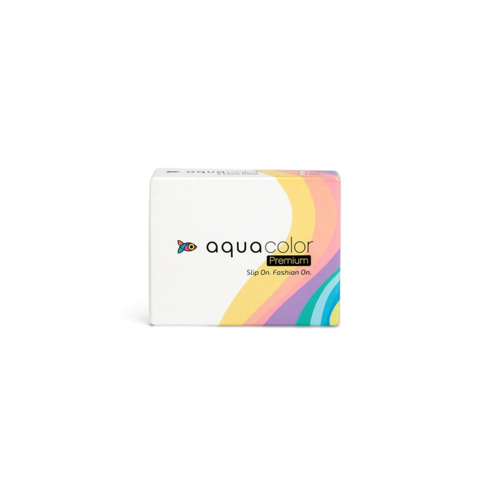 Aquacolor Premium Color Contact Lenses - Silver Gray