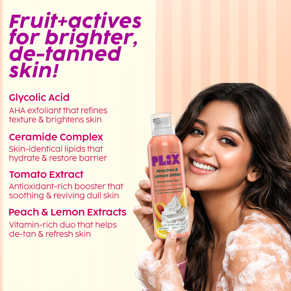 Peaches & Lemon De-Tan Body Care Duo For Smooth & Hydrated Skin