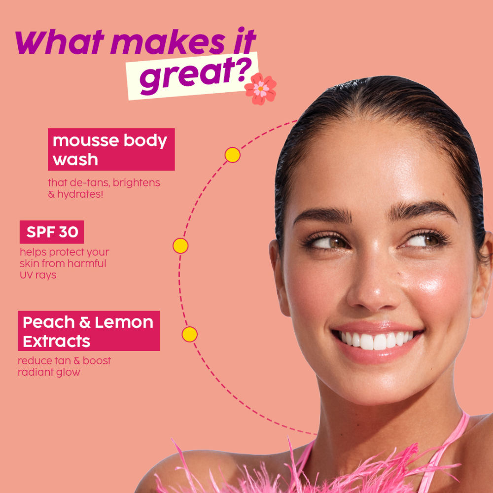 Peaches & Lemon De-Tan Body Care Duo For Smooth & Hydrated Skin
