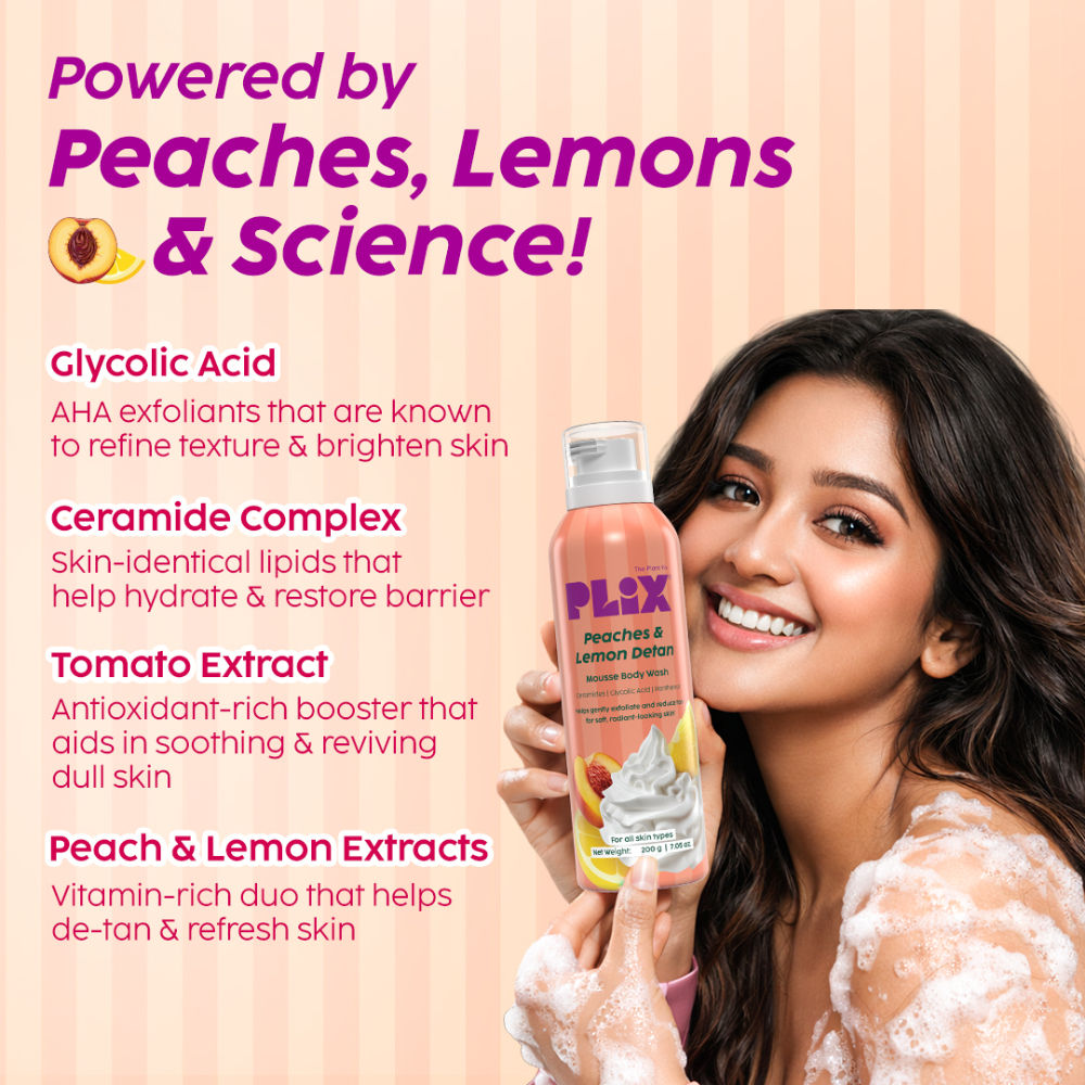 Peaches & Lemon De-Tan Body Trio For Smooth & Hydrated Skin