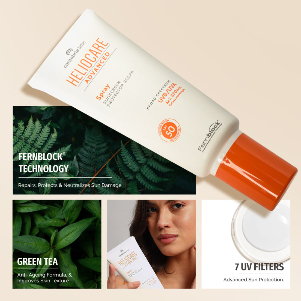Body Sunscreen Spray SPF 50 Broad Spectrum, New Gen Uv Filters, Dewy Finish