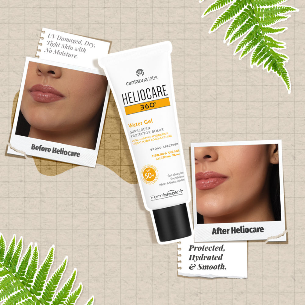 Water Gel Hydrating Sunscreen SPF 50+ Pa++++, Water & Sweat Resistant, For Dry & Dull Skin