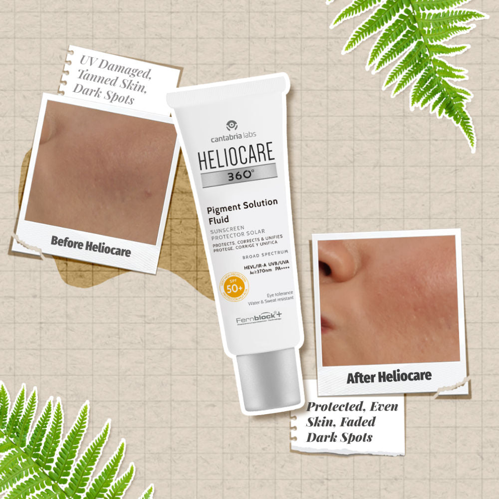 360 Pigment Solution Fluid Sunscreen With Niacinamide SPF 50+ Pa++++ Remove Tan & Brighten