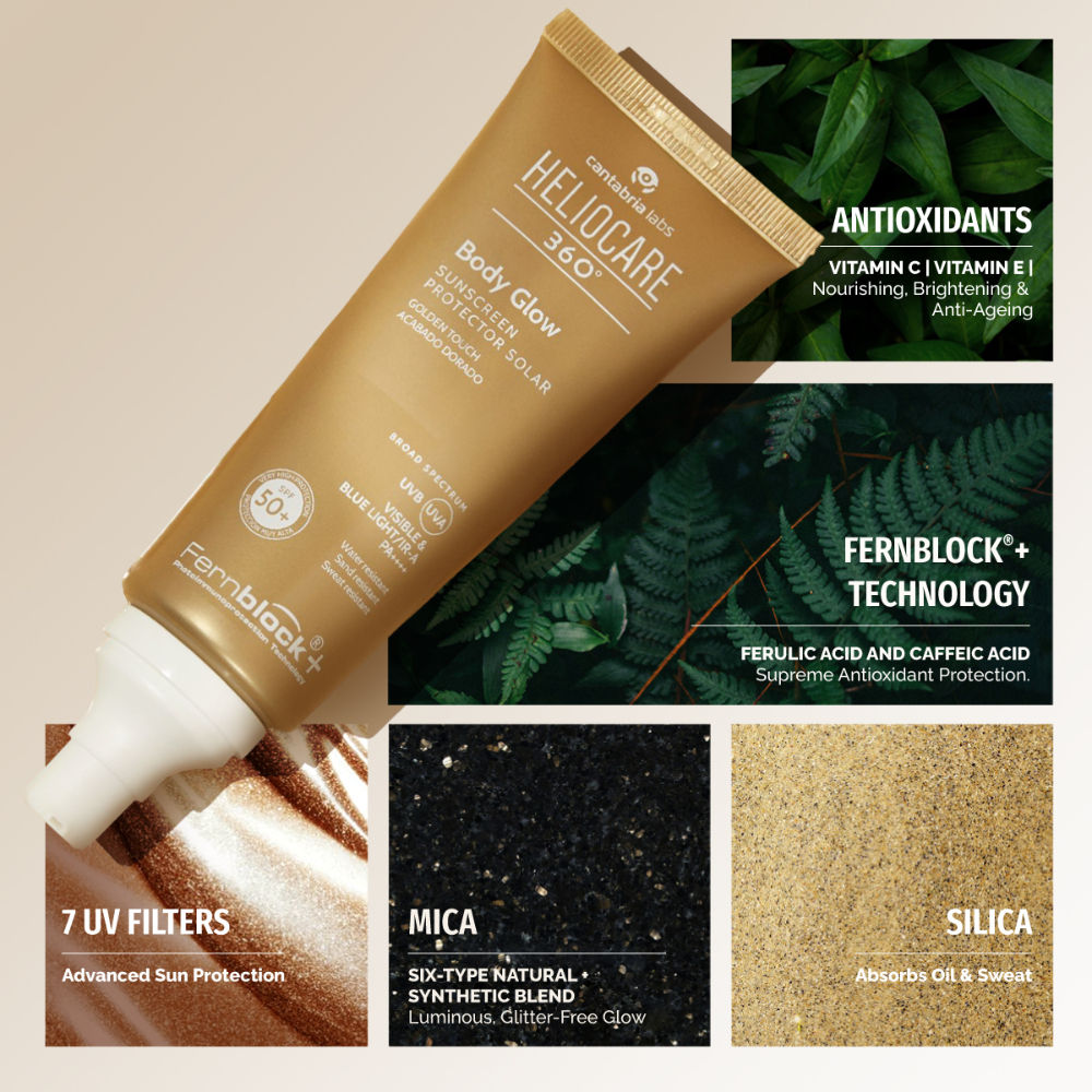 360 Body Glow SPF 50+ Body Sunscreen