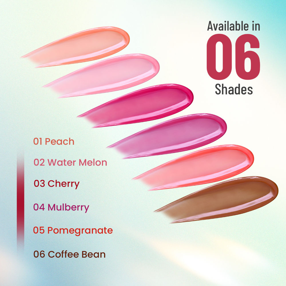 Kiss Kandy Tinted Lip Balm, Non-Sticky with Olive Oil & Vitamin E