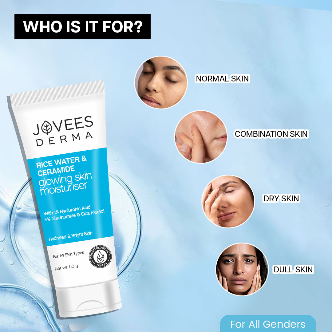 Derma Rice Water & Ceramides Glowing Skin Moisturizer