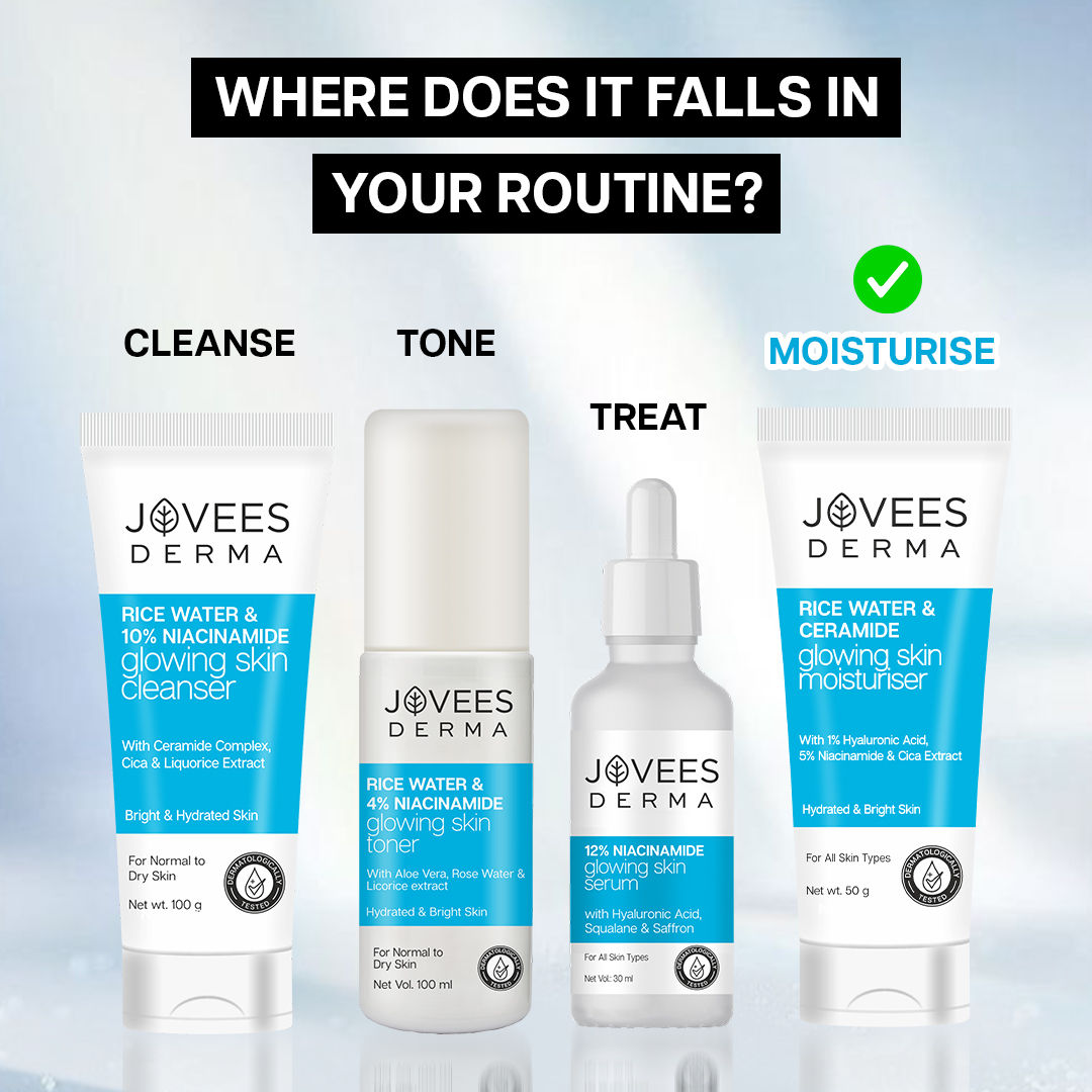 Derma Rice Water & Ceramides Glowing Skin Moisturizer