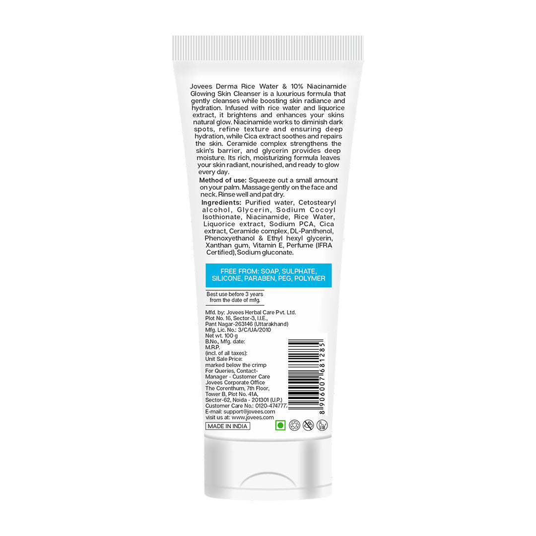 Derma Rice Face Water 10% Niacinamide Glowing Skin Cleanser