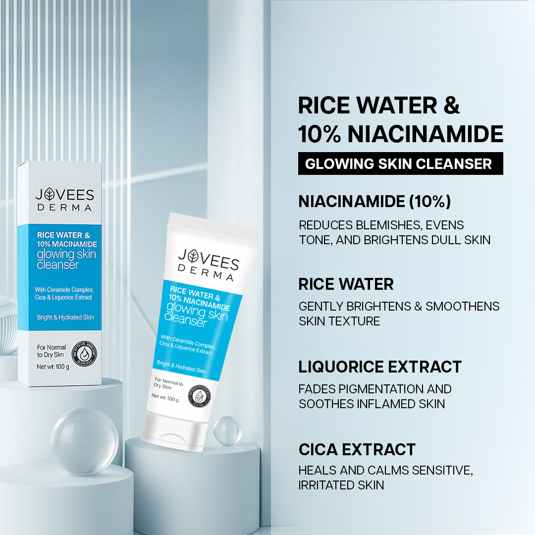 Derma Rice Face Water 10% Niacinamide Glowing Skin Cleanser