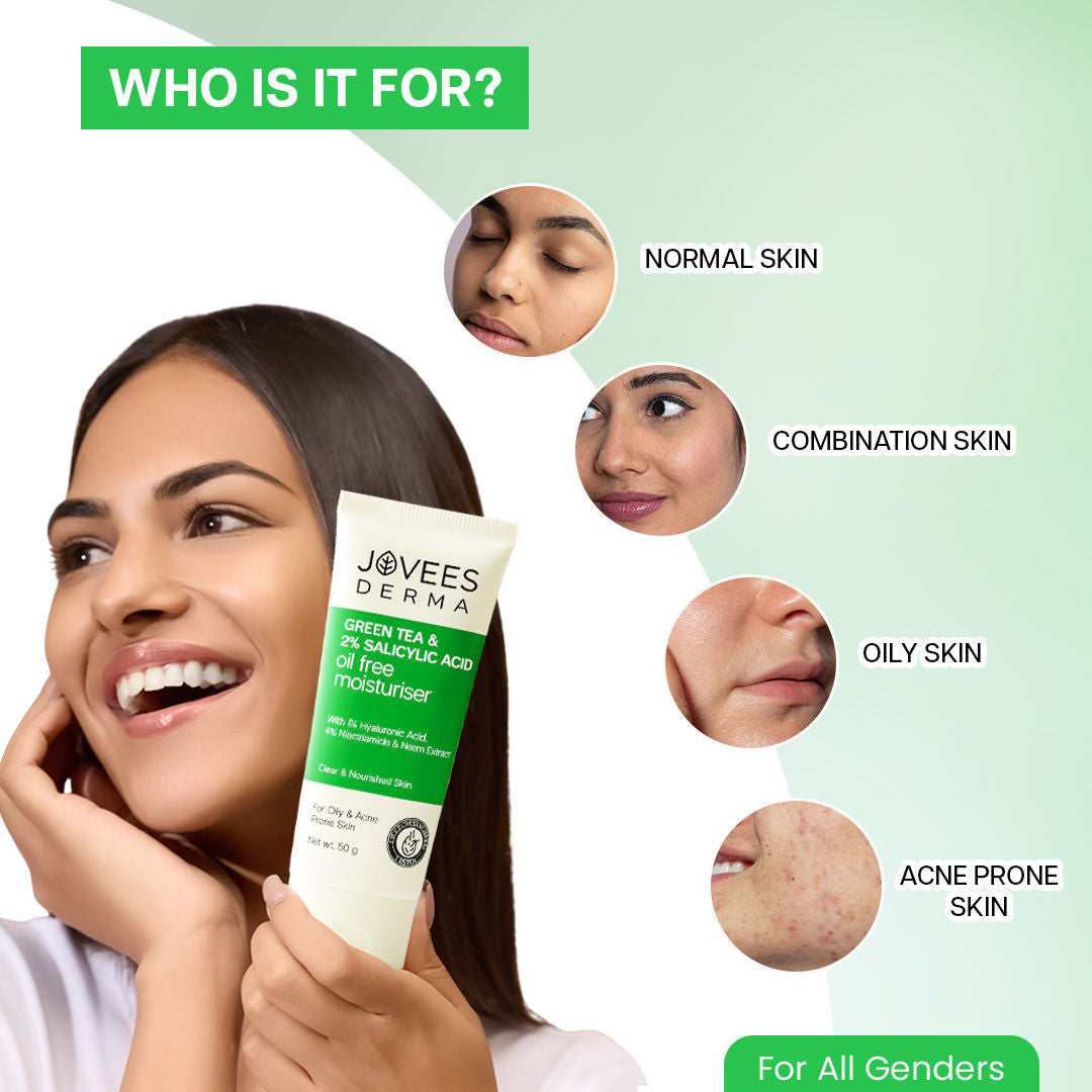 Derma Green Tea 2% Salicylic Acid Oil Free Moisturizer