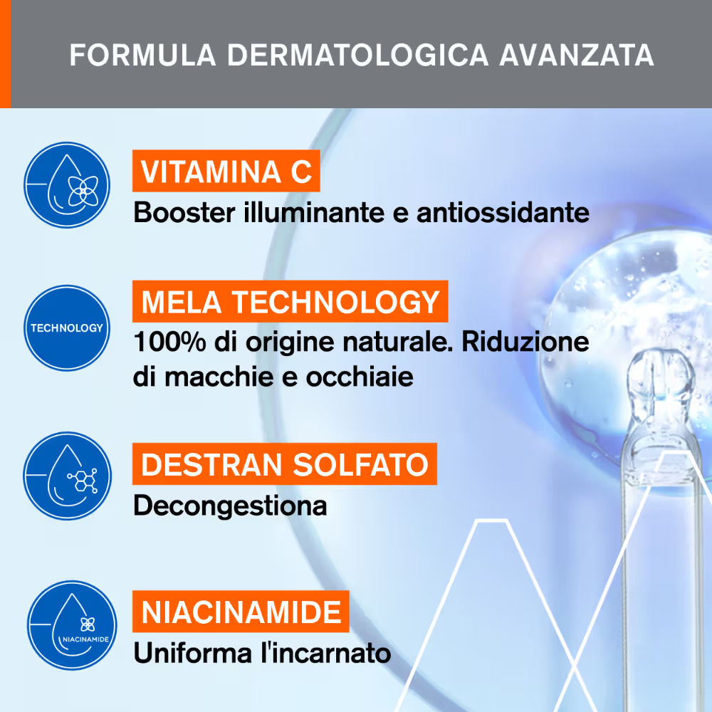 Depiderm Eye Cream with Vitamin C Destran Sulfate For Dark Cicles, Puffy Eyes, Fine Lines